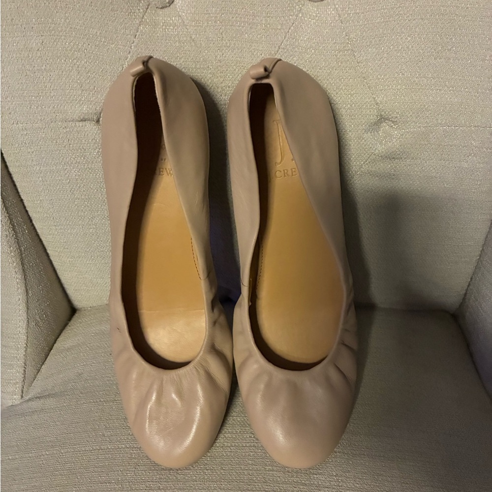 J. Crew Beige Ballet Flats